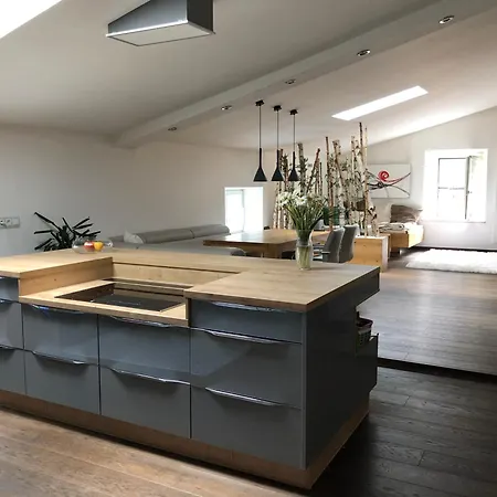 Appartement Exklusive Dachgeschosswohnung Mit Sauna Und Kamin Im Stilvollen Altbau